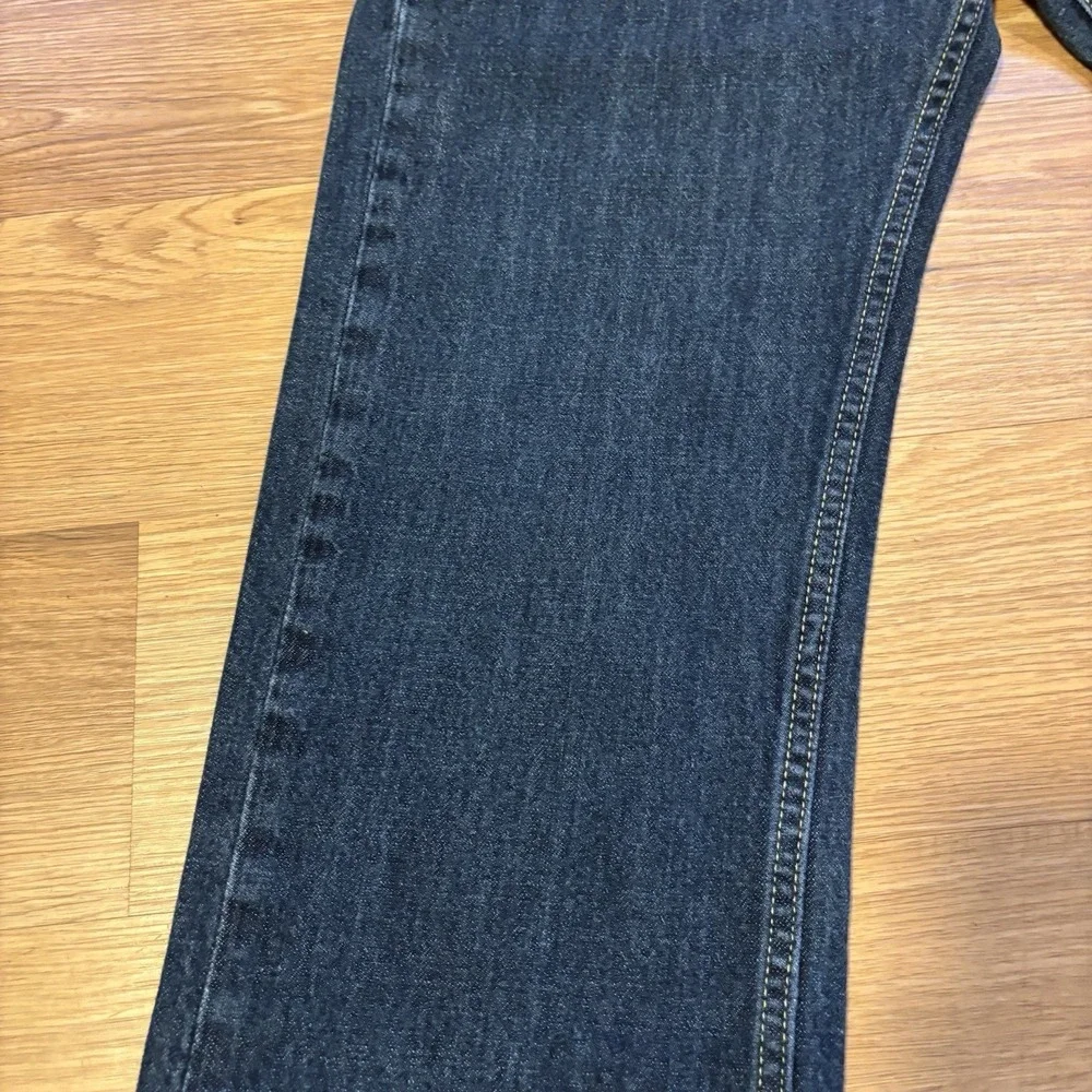 Levis 559 Mens 33x34 Relaxed Straight Leg Jeans Dark‎ Wash Blue Cotton Denim